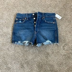 Gap jean shorts.
